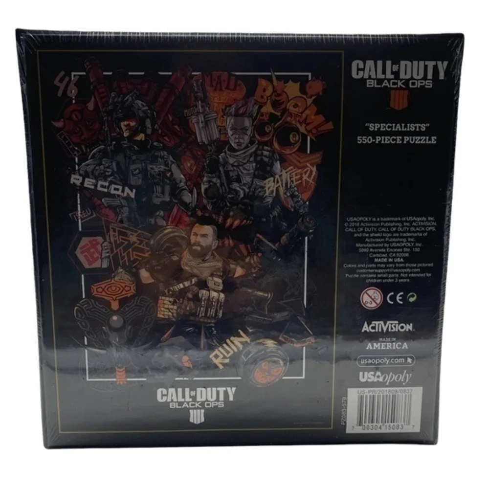 Call of Duty Black OPS Puzzle 550 Pieces NIB